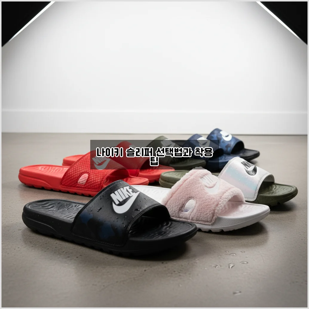 나이키 슬리퍼 완벽 정리: 쉽게 알아보는 선택과 착용 방법 관련 이미지 3