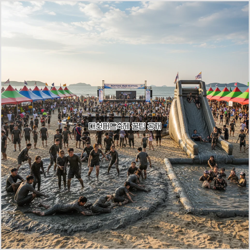 대천머드축제 완벽 정리: 즐기기 위한 알짜 방법과 꿀팁 관련 이미지 1