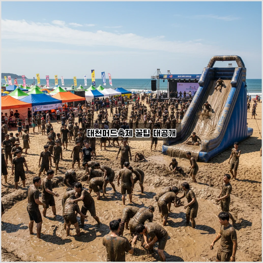 대천머드축제 완벽 정리: 즐기기 위한 알짜 방법과 꿀팁 관련 이미지 2
