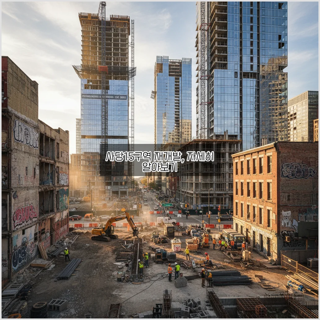 사당15구역 재개발, 알아보기 및 투자 방법 완벽 정리 관련 이미지 3